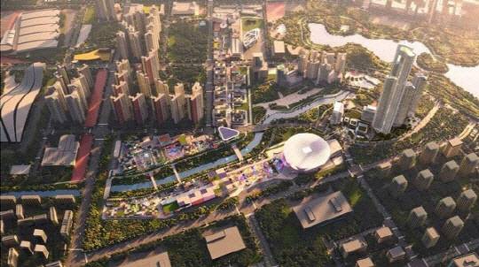 경기 고양 장항동 CJ라이브시티 아레나 조감도. <CJ라이브시티 제공>