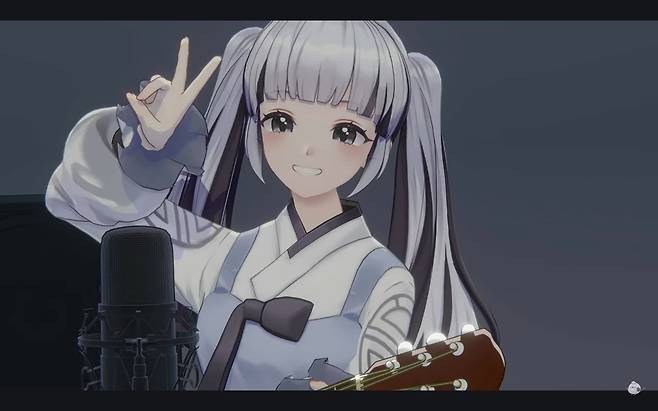 '이오몽'의 '만찬가' 커버 영상(출처='이오몽' 유튜브 채널 영상 캡쳐).