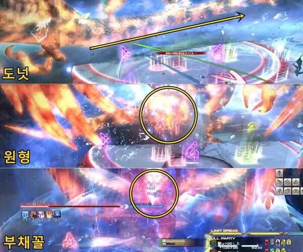 - 보스 모션에 따라 다음 기믹의 패턴이 바뀐다&nbsp;