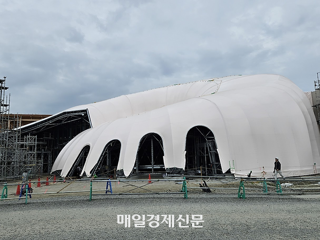 13개 기업 전시관 중 하나인 일본 파소나그룹의 네이처버스 파빌리온. [오사카 이승훈 특파원]