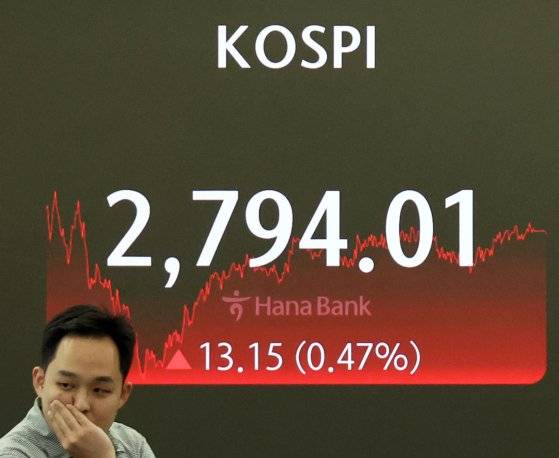 3일 코스피는 전일보다 0.47% 오른 2794.01로 장을 마쳤다. 이날 정부는 밸류업 프로그램 확산 방안 등을 발표했다. [연합뉴스]