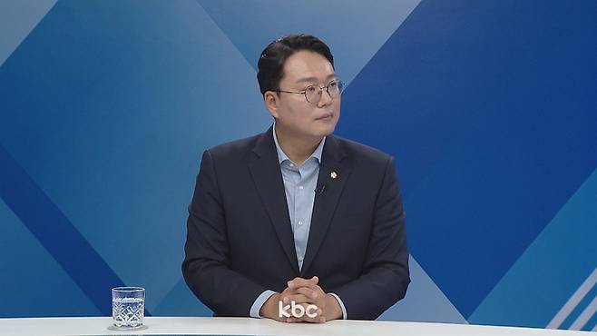 ▲ 3일 KBC '여의도초대석'에 출연한 천하람 개혁신당 원내대표 