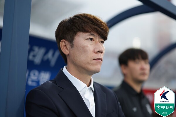 수원 FC 김은중 감독. 사진┃한국프로축구연맹