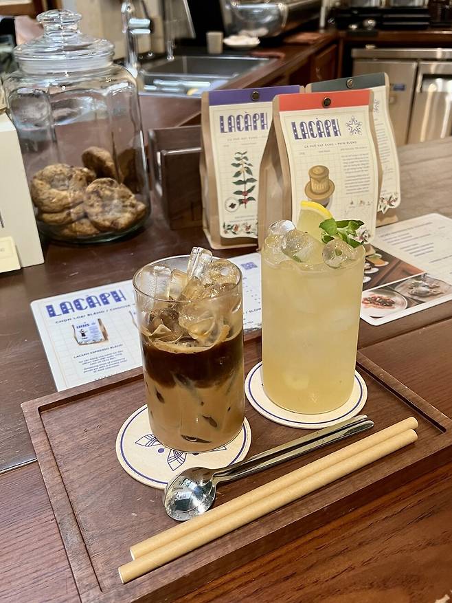 베트남 카페의 대표 인기 메뉴 ‘카페 스어다’. 김나은 제공