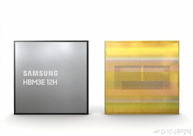 삼성전자의 36GB(기가바이트) HBM3E(5세대 HBM)/사진=삼성전자