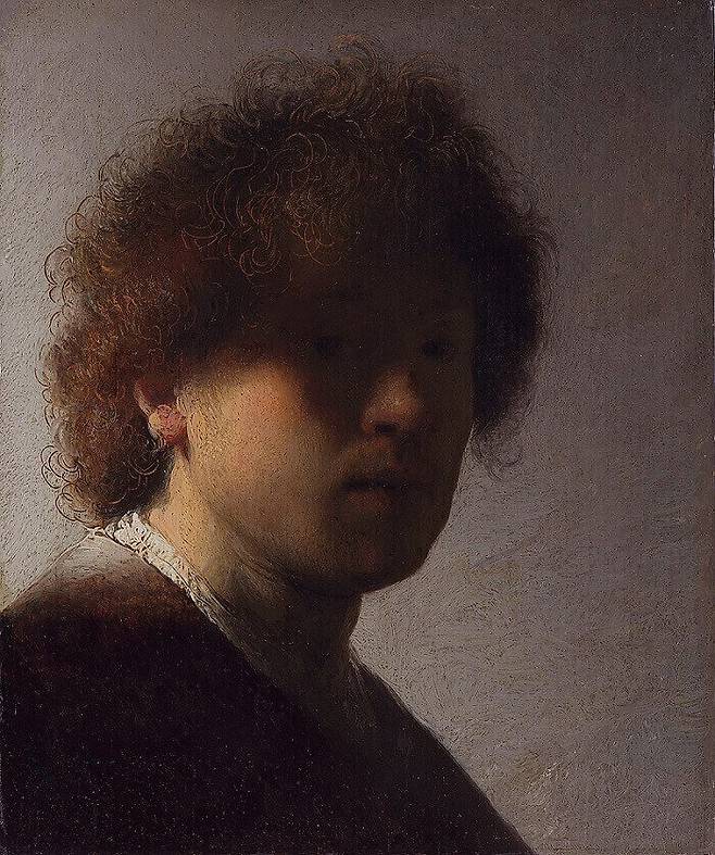 렘브란트, ‘자화상’, 1629, 네덜란드 암스테르담 국립미술관