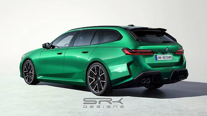 사진 : BMW M5 투어링 풀체인지 예상도 (출처=SRK Designs)