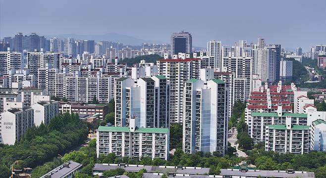 경기도 성남시 분당구 일대 아파트 단지 모습. /연합뉴스