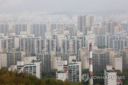 서울 노원구 아파트 단지의 모습, 연합뉴스