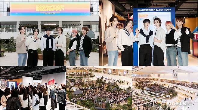 크리에이티브멋 협업 '보이넥스트도어 팝업'. (사진=크리에이티브멋 제공)