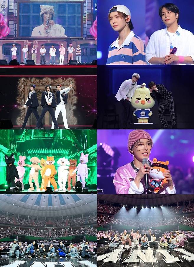 서울=뉴시스] 그룹 '에이티즈'(ATEEZ)가 지난 6~7일 서울 잠실실내체육관에서 팬미팅 '에이티니스 보야지 : 프롬 에이 투 제트(ATINY’S VOYAGE : FROM A TO Z)'를 열고 팬들과 만났다. (사진=KQ엔터테인먼트 제공) 2024.07.08 photo@newsis.com *재판매 및 DB 금지