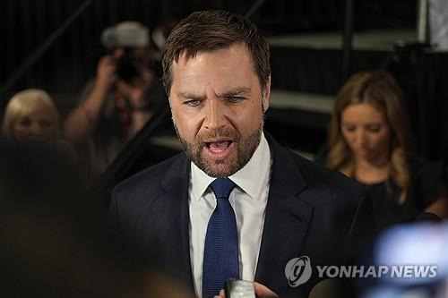 J.D.밴스 미 연방 상원의원 [AP 연합뉴스 자료사진]