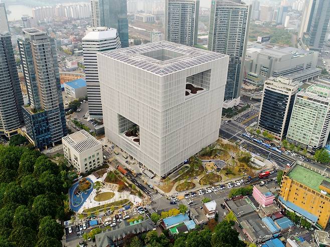 용산구 아모레퍼시픽 본사 전경. [아모레퍼시픽 제공]