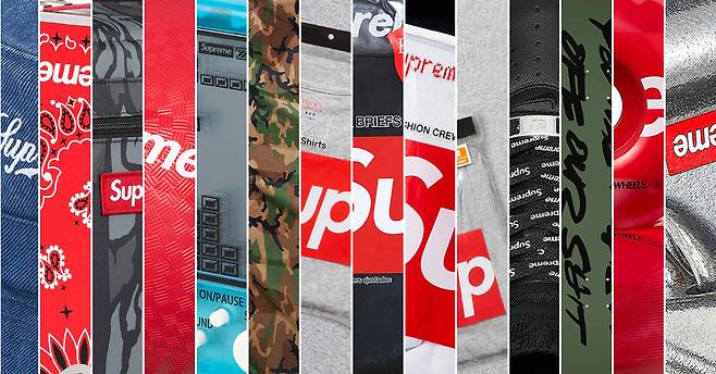글로벌 스트리트 브랜드 슈프림. [슈프림 코리아 온라인 스토어 갈무리]