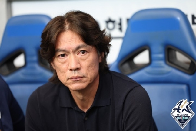 홍명보 감독. 한국프로축구연맹 제공