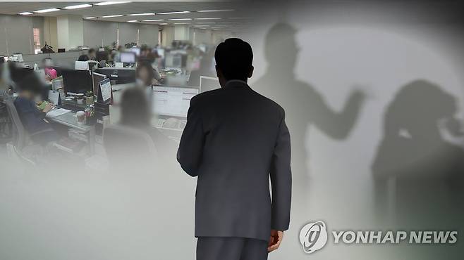 직장 내 괴롭힘 (CG) [연합뉴스TV 제공]