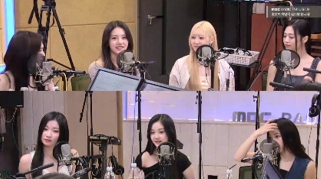 왼쪽부터 치키타, 로라, 라미, 아현, 루카, 파리타, 아사 / MBC FM4U ‘정오의 희망곡 김신영입니다’ 캡처