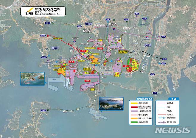 photo@newsis.com[창원=뉴시스]부산진해경제자유구역 현황도.(자료=경남도 제공02024.07.10.