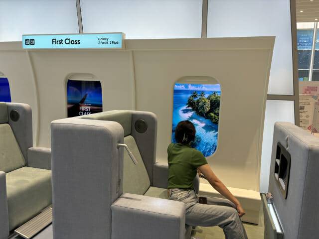 '퍼스트 클래스' 존에서는 갤럭시버즈3 프러와 버즈3의 음질(사운드)를 직접 체험할 수 있다.(사진=지디넷코리아)