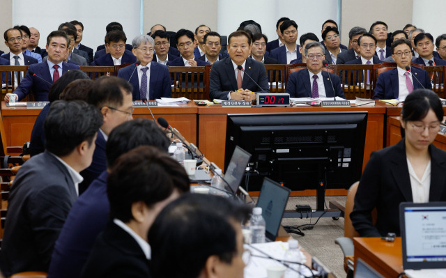 이상민 행정안전부 장관이 11일 오전 서울 여의도 국회에서 열린 행정안전위원회 전체회의에 출석해 의원 질의에 답하고 있다. 뉴스1