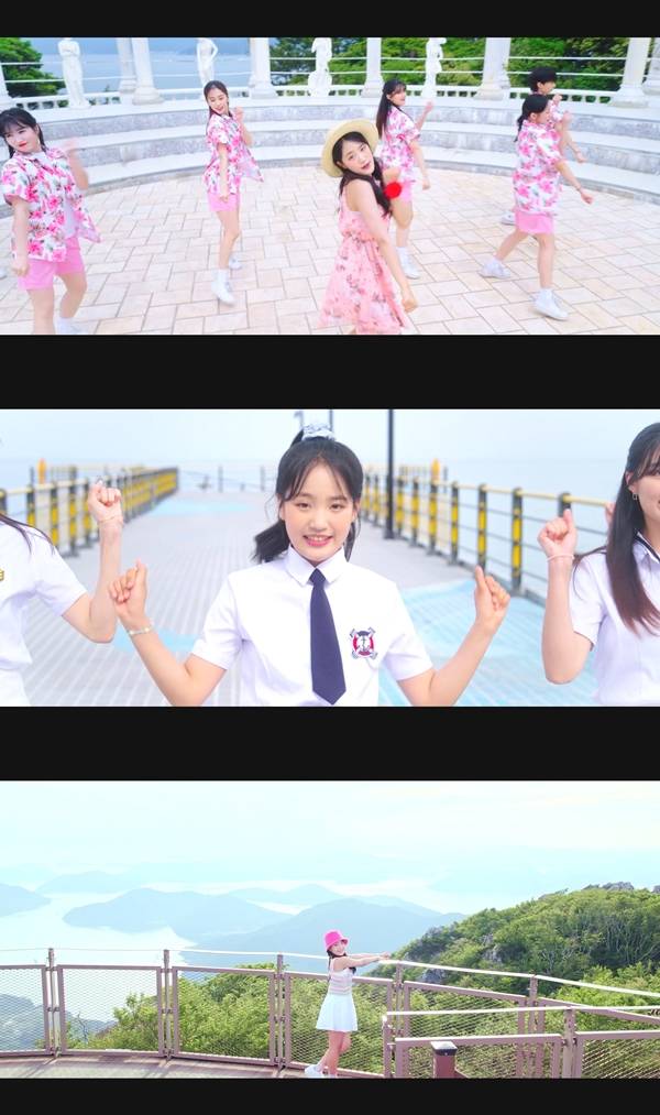 ▲ 경남 거제를 배경으로 촬영한 김태연 신곡 '힐링하세요!' 뮤직비디오 티저. 제공|톱스타엔터테인먼트