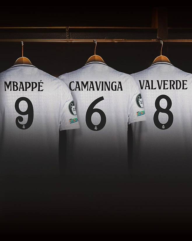 ▲ 11일 스페인 프리메라리가 레알 마드리드가 다가오는 2024-25시즌 달라진 선수단의 등번호를 발표했다. 음바페처럼 새로 합류한 선수와 번호를 바꾼 기존 선수들의 달라진 배번을 공개했다. 음바페는 예상대로 9번을 달고 뛴다. ⓒ 레알 마드리드