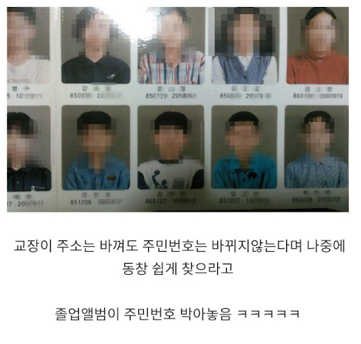 85년도 초등학교 졸업앨범...