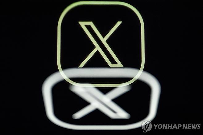 엑스 로고 [AFP 연합뉴스 자료사진. 재판매 및 DB 금지]