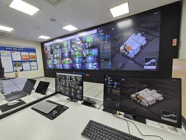 에코프로의 AI통합 관제안전시스템. 에코프로 제공