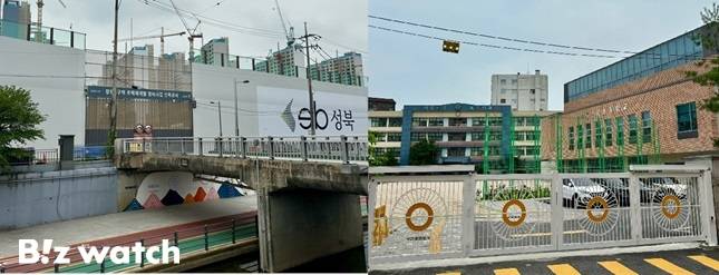 초등학교는 노원구 월계동에 위치한 선곡초에 배정된다. 1단지는 장월교, 2단지는 월계472교를 통해 우이천을 건너 통학하게 된다. /사진=김진수 기자