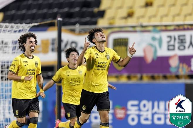 전남 드래곤즈 하남(오른쪽). 제공 | 프로축구연맹