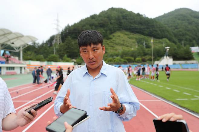 박규선 한남대학교 감독.사진제공=대학축구연맹