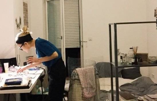 지난 2015년 남자친구가 입대로 귀국하자 베를린에 혼자 남았던 김다인 대표. [사진 김다인]