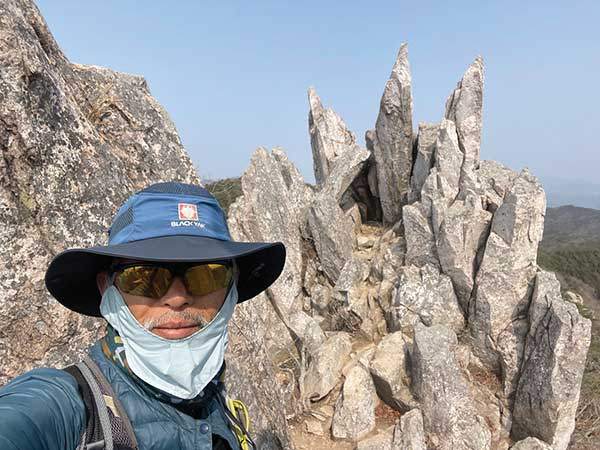 안씨는 험한 산행을 시작하면서 마라톤 기록이 더 좋아졌다고 한다.