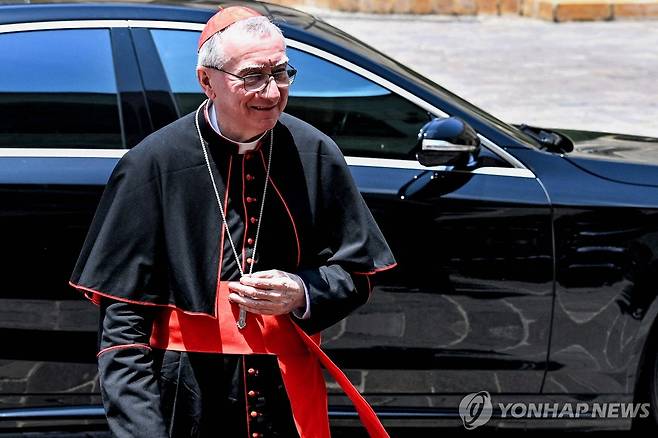 교황청 국무원장인 피에트로 파롤린 추기경 [AFP 연합뉴스 자료사진. 재판매 및 DB 금지]