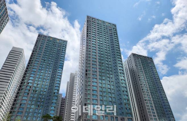 강동구 둔촌동 ‘올림픽파크포레온’ 단지 전경 (사진=이데일리 이배운 기자)