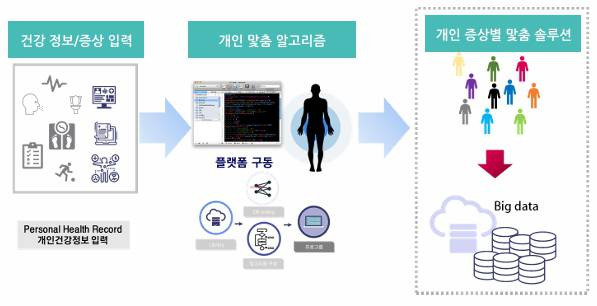 헬리큐어가 개발한 한의학 전문 헬스케어 플랫폼 예진의 기술 개요 / 출처=헬리큐어