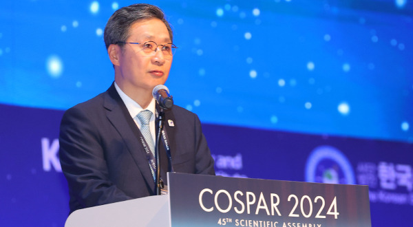 Yoon Young-bin, head of Korea AeroSpace Administration (KASA). [Photo by Yonhap]