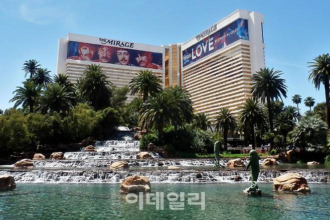 라스베이거스 미라지(The Mirage) 호텔 전경 (사진=하드락 인터내셔널)