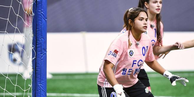 ‘골때리는그녀들’ 골키퍼 케시, ‘리틀 김병지’(골때녀) (제공: SBS) 예능 ‘골(Goal) 때리는 그녀들’