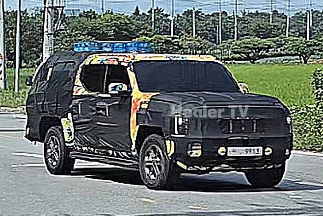 사진 : 기아 타스만 테스트카 (출처=힐러TV)