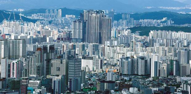 서울 용산구 아파트·업무단지 임세준 기자