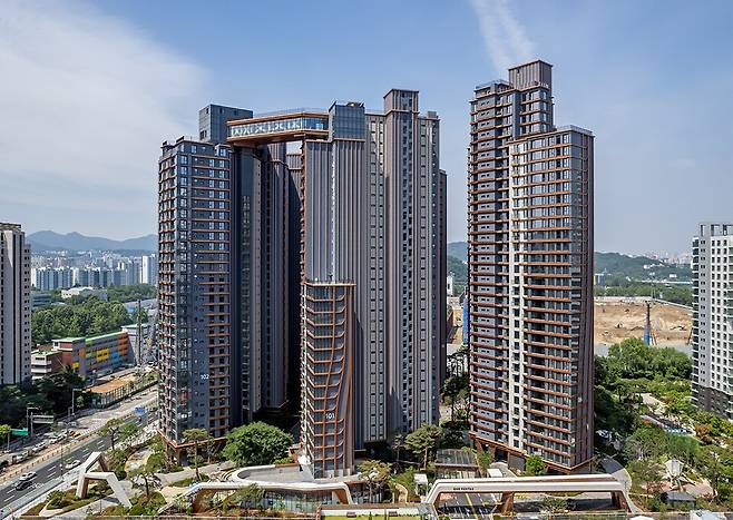 서울 서초구 '래미안 원펜타스' 전경 ⓒ 삼성물산 제공