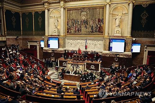 18일 개원한 프랑스 17대 하원 [EPA 연합뉴스 자료사진. 재판매 및 DB 금지]