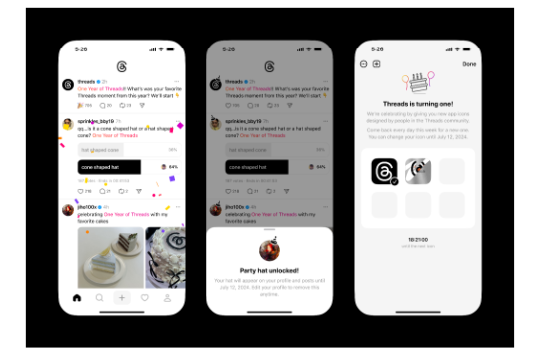 스레드 앱 화면. [사진 제공=메타]