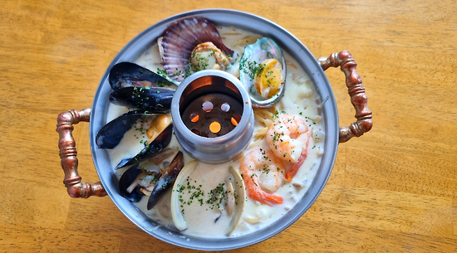 이순신 선로 파스타 / 사진=김혜성 여행+ 기자