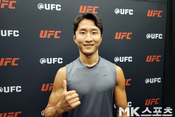 이정영은 두 번째 UFC 매치를 앞두고 있다. 사진(美 라스베가스)= 김재호 특파원