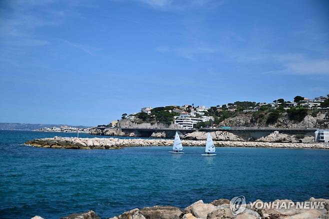 파리 올림픽 요트 경기가 열리는 마르세유 [AFP=연합뉴스]