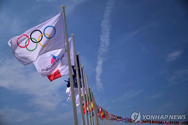 올림픽 요트 경기가 열리는 마르세유에 부는 바람 [AFP=연합뉴스]