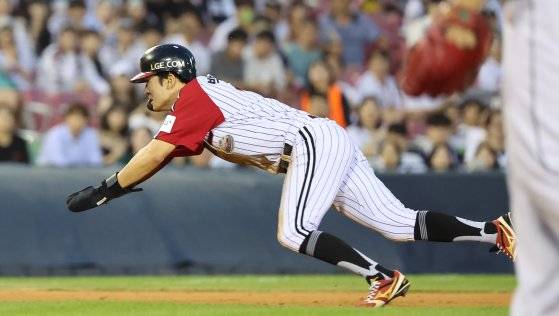 21일 잠실 두산전에서 통산 400도루를 달성한 LG 박해민. 뉴스1